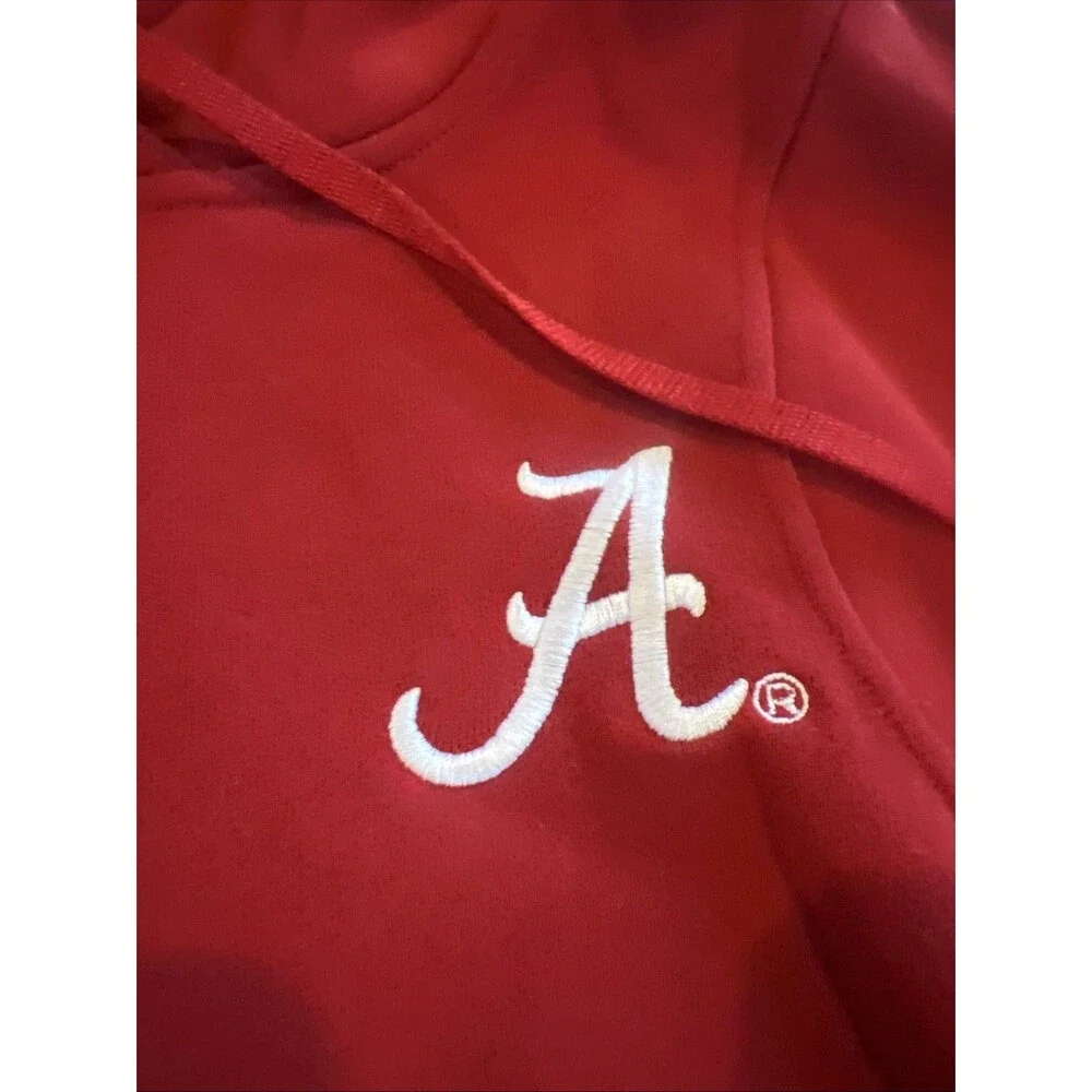 Lululemon University Of Alabama Script A Red Relaxed Fit Hoodie Women’s Size 8